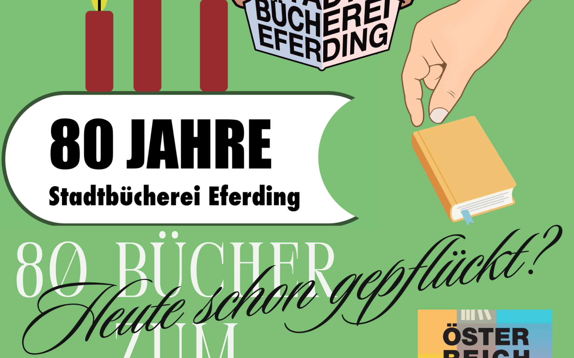 80 Bücher zum Pflücken